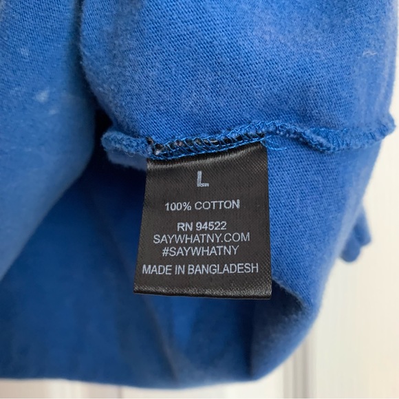 Cropped Lightweight Short Sleeve Shirt from Say What? | Women’s Size L - Picture 3 of 5